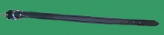 Leder - Hundehalsband schwarz