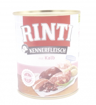 Rinti Kennerfleisch + Kalb 800g Hundedosenfutter