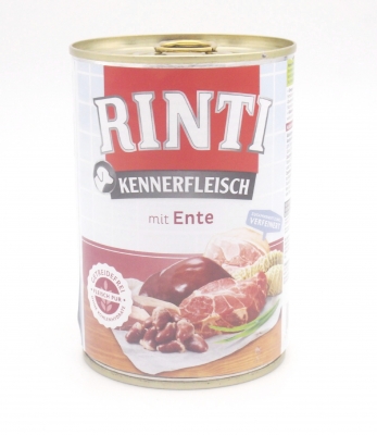 Rinti Kennerfleisch + Ente 400g Hundedosenfutter