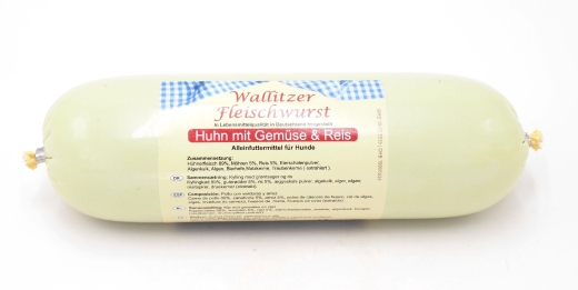 Wallitzer Fleischwurst Huhn mit Gemüse 800g