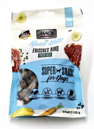 Mac's Meat Bits frisches Rind 120g