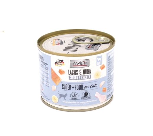 Macs Katzendosenfutter Lachs & Hühnchen 200g