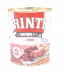 Rinti Kennerfleisch + Rind 800g Hundedosenfutter