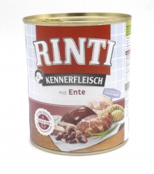 Rinti Kennerfleisch + Ente 800g Hundedosenfutter