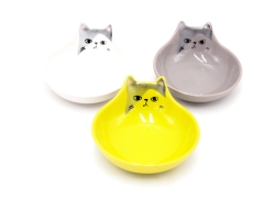 Katzennapf mit Katzengesicht