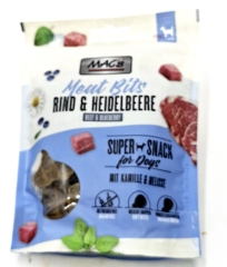 Mac's Meat Bits Rind & Heidelbeere 90g Mac's Meat Bits Rind & Heidelbeere 90g