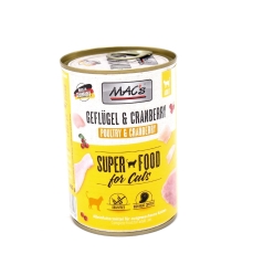 Mac's Katzendosenfutter Geflügel & Cranberrys 400g