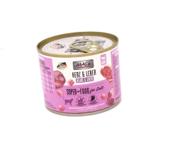 Mac's Katzendosenfutter Herz, Leber 200g